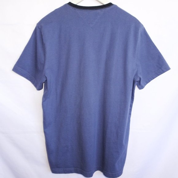 Tommy Hilfiger Blue Cotton Tshirt - Picture 2 of 3